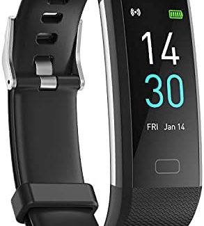 Fitness Tracker with Step/Distance/Calories Counter, Activity Tracker with Heart Rate Monitor, Slim Style Watch IP68 Waterproof, Sleep Monitor Tracker, Pedometer Watch for Women Men